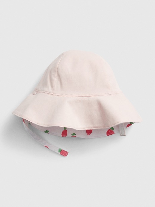 Image number 2 showing, Baby Strawberry Reversible Bucket Hat