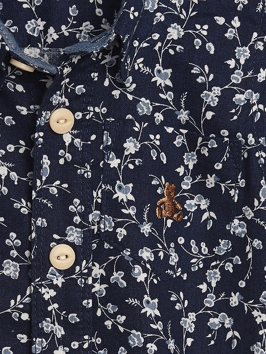 Image number 3 showing, Baby Floral Button Down Shirt