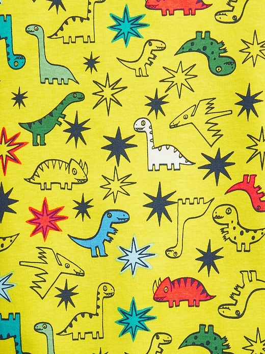L'image numéro 2 présente Pyjama à motif de dinosaure bleu babyGap