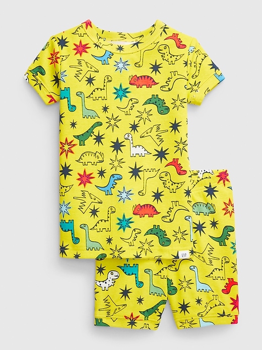 L'image numéro 1 présente Pyjama à motif de dinosaure bleu babyGap