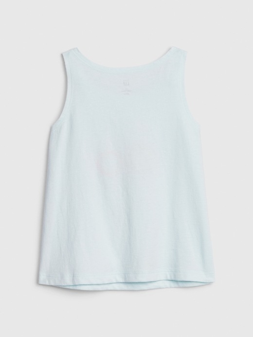 Image number 2 showing, Toddler Graphic Tank with Ruffles