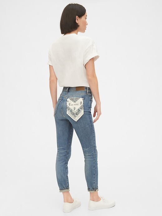 Image number 5 showing, Recycled Sky High Rise True Skinny Jeans With Washwell&#153