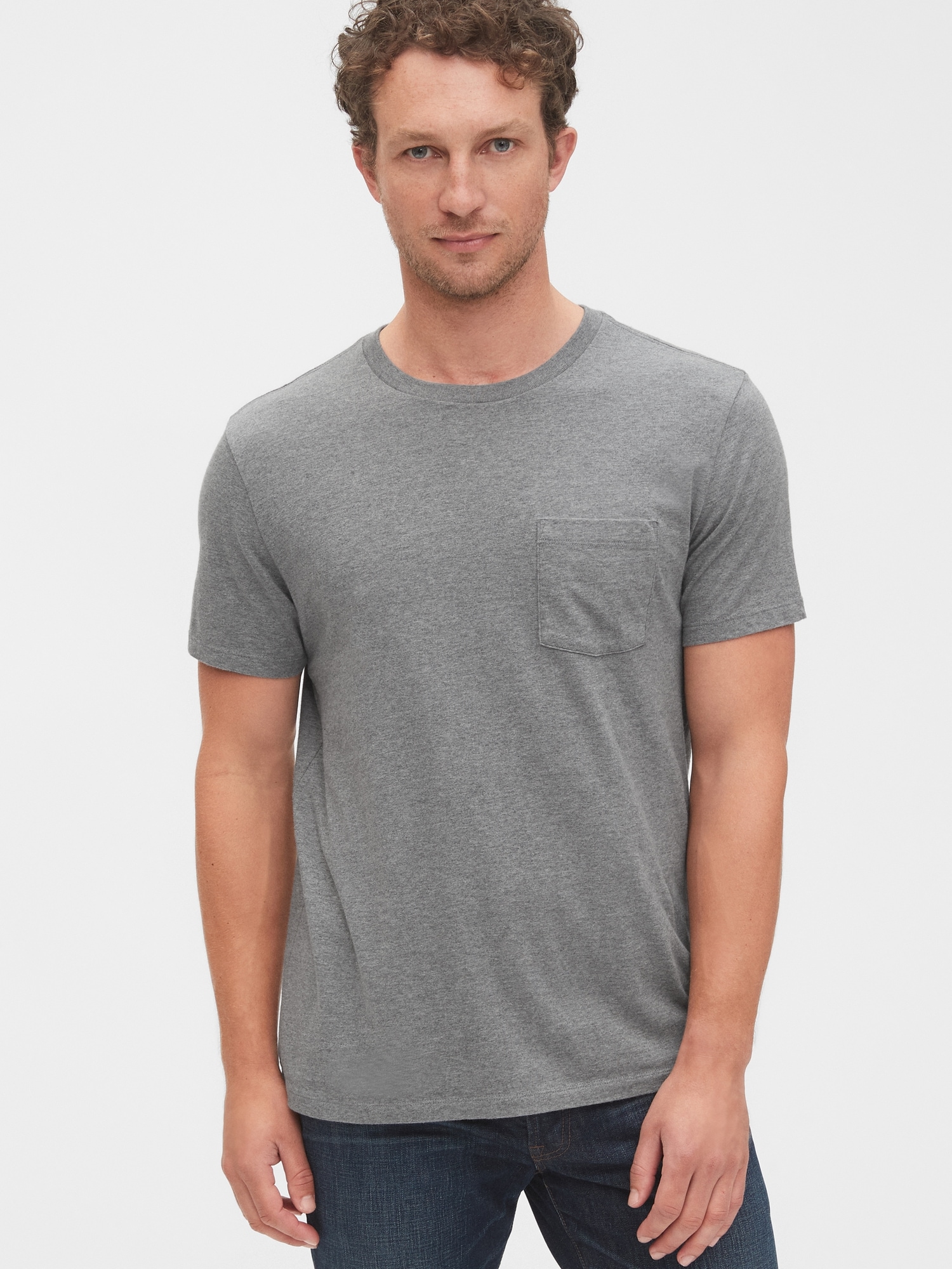 Black Pocket T-Shirt For Men