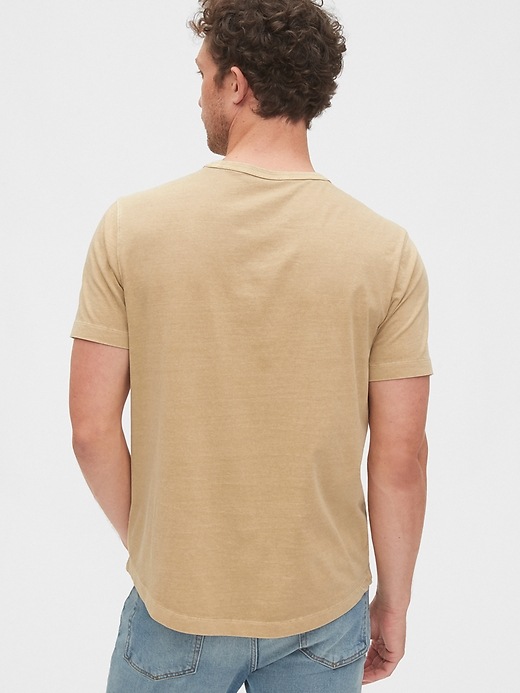 Image number 2 showing, Vintage Soft Curved Hem T-Shirt