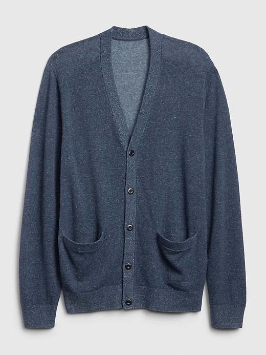 Image number 6 showing, Cardigan in Linen-Cotton