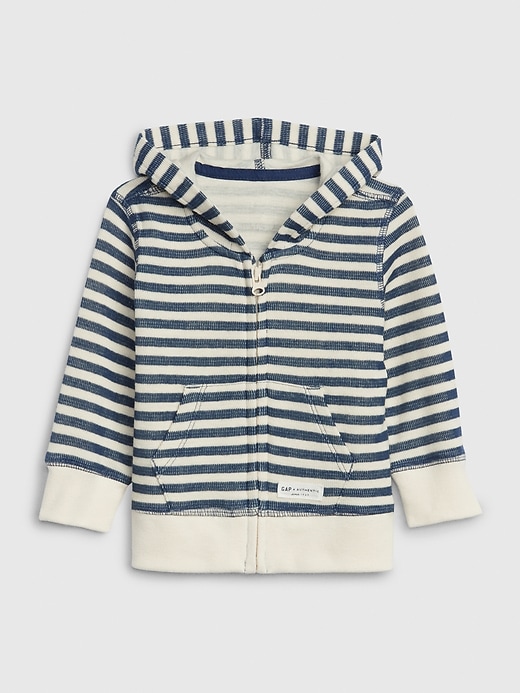 Image number 4 showing, Baby Striped Hoodie Sweatshirt