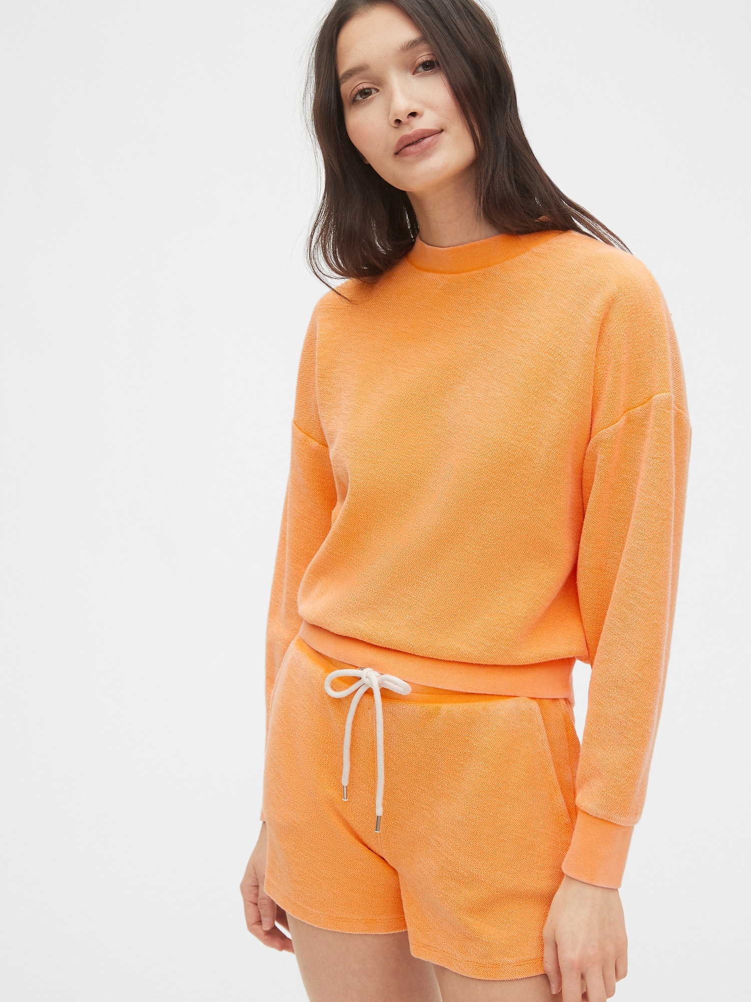 gap french terry pullover