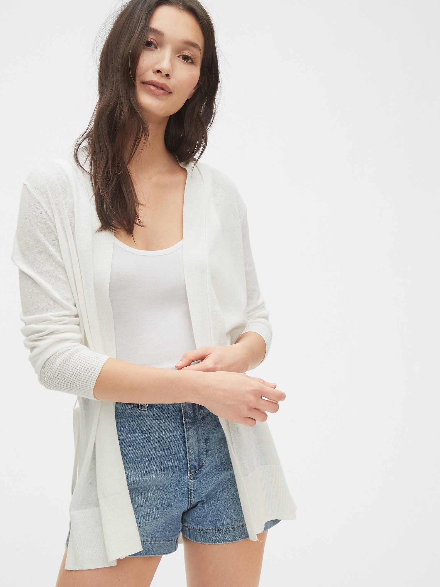 Wrap-Front Cardigan | Gap