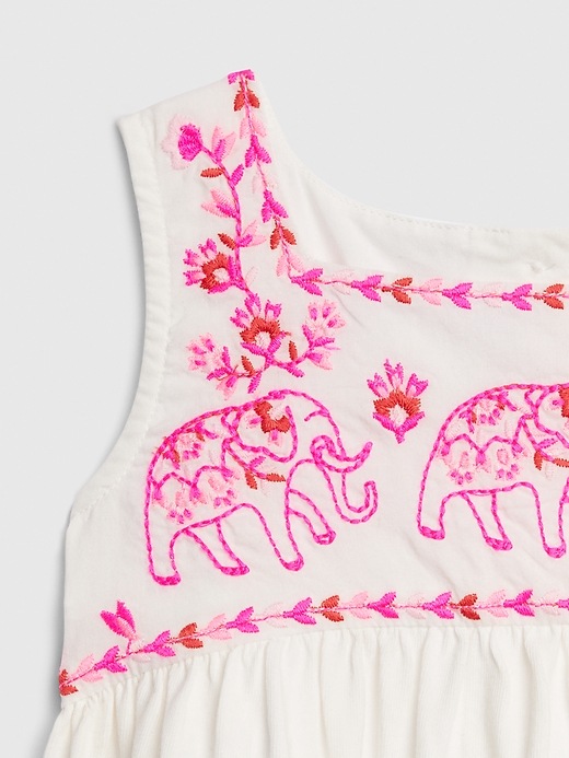 Image number 3 showing, Toddler  Embroidered Tank Dress