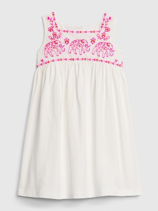 Image number 1 showing, Toddler  Embroidered Tank Dress