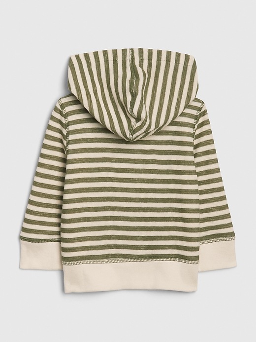 Image number 2 showing, Baby Striped Hoodie Sweatshirt