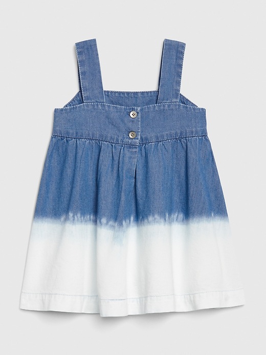 Image number 2 showing, Baby Dip-Dye Denim Dress