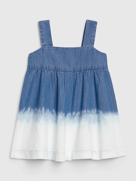Image number 1 showing, Baby Dip-Dye Denim Dress