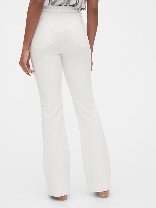 Image number 2 showing, High Rise Flare Jeans
