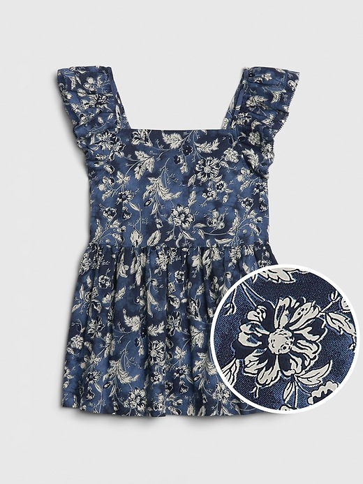 Image number 1 showing, Kids Ruffle Print Top