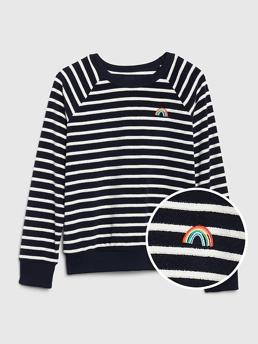 Image number 3 showing, Kids Striped Sweatshirt