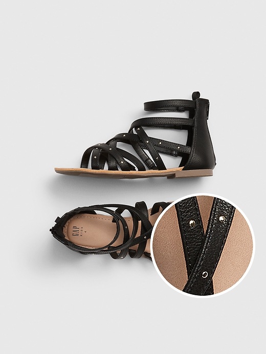 Image number 1 showing, Kids Strappy Sandals