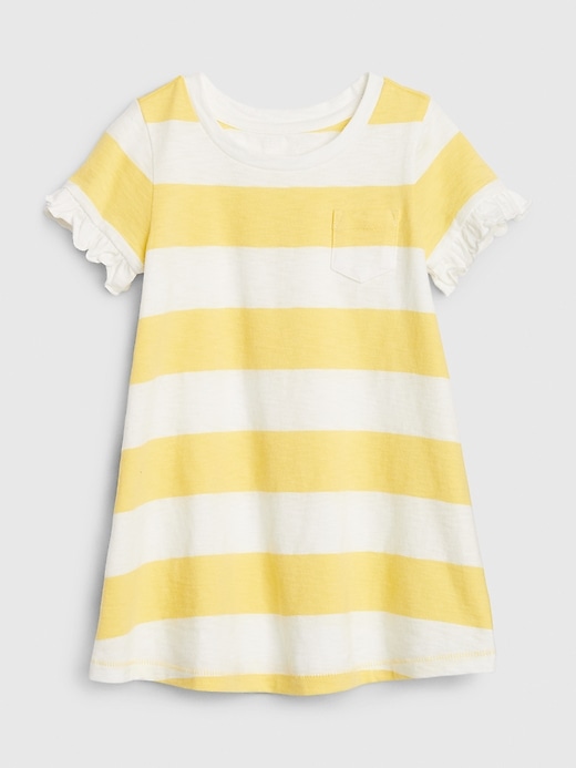 View large product image 1 of 1. Toddler Ruffle Pocket Dress