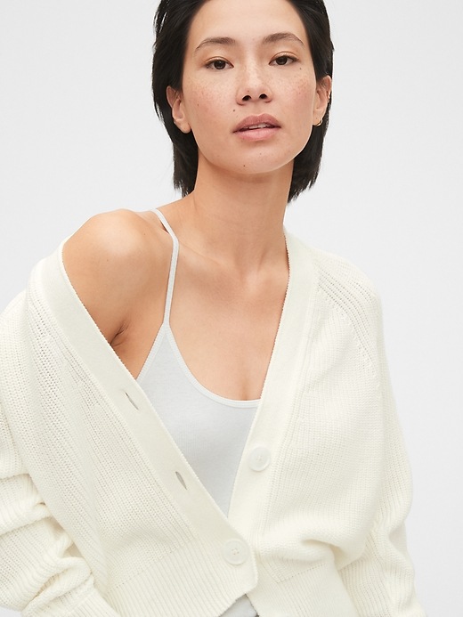 Image number 1 showing, Slouchy Cropped Cardigan