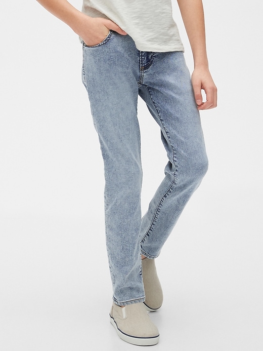 Image number 2 showing, Kids Lightweight Slim Taper Jeans with Stretch