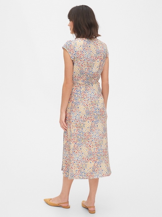 Image number 2 showing, Wrap-Front Midi Dress