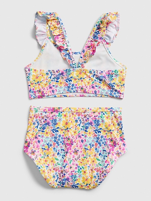 Image number 2 showing, Kids Floral Ruffle Swim Two-Piece