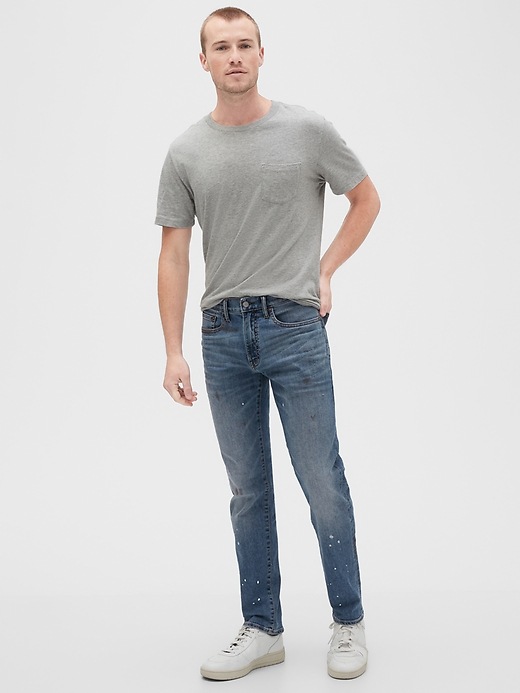 Image number 3 showing, Wearlight Slim Jeans with GapFlex