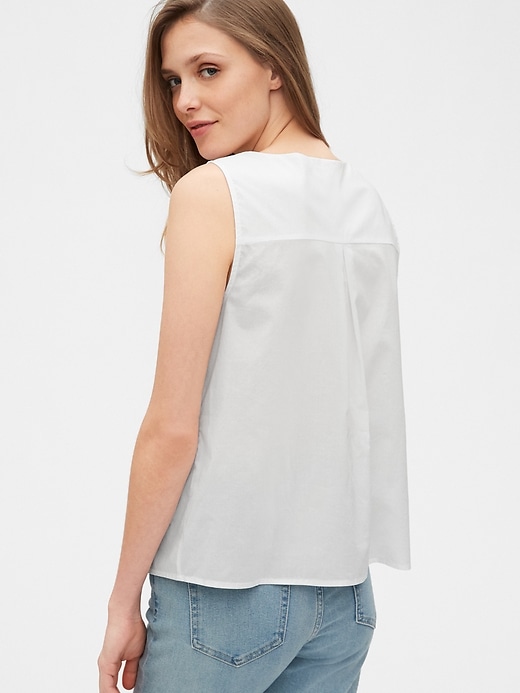 Image number 2 showing, Pleated Sleeveless Top