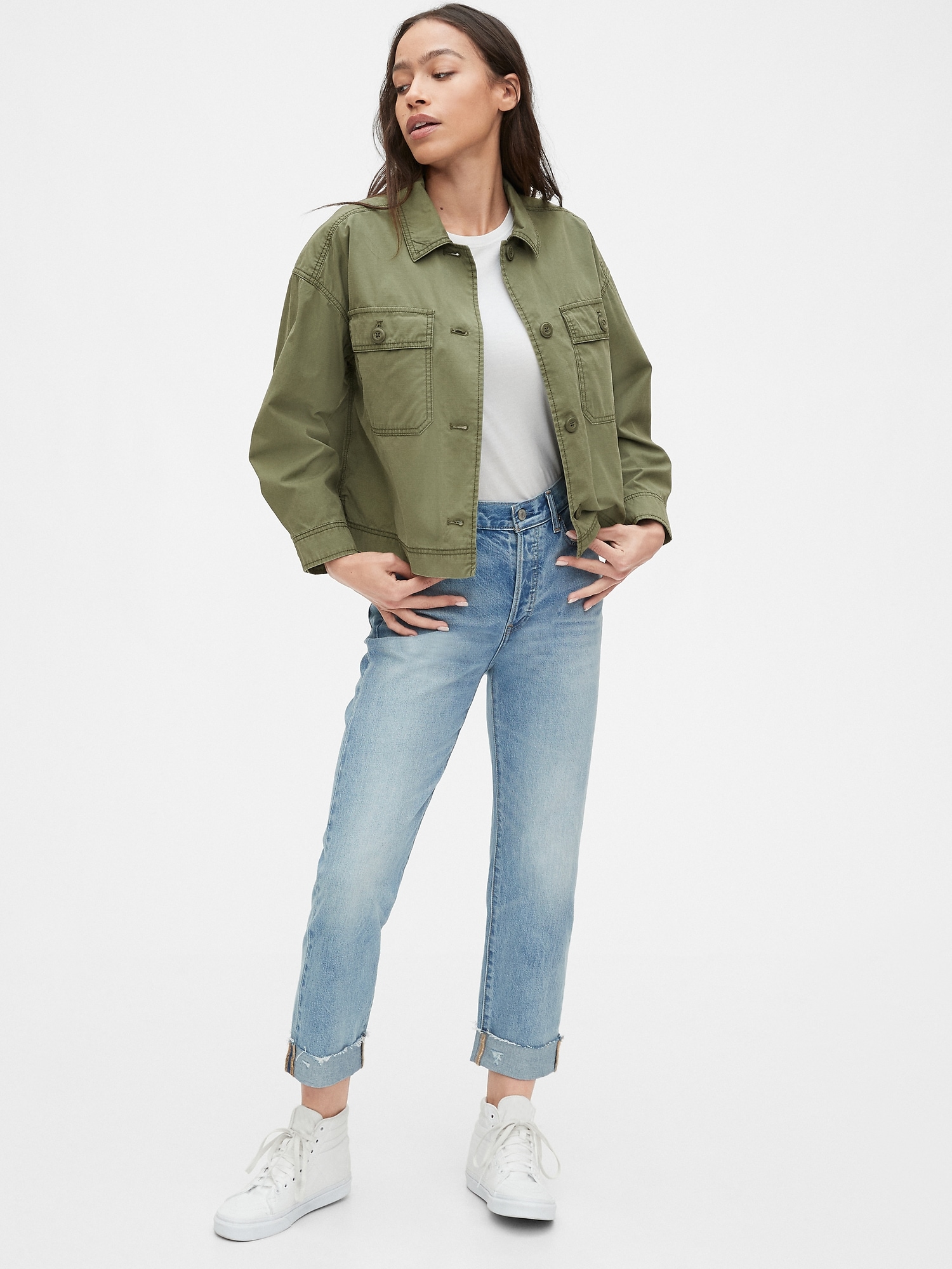 cropped jacket target