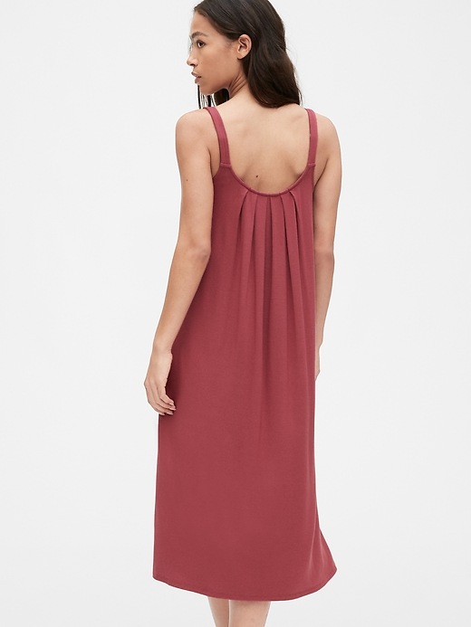 Image number 2 showing, Scoopneck Pleated Midi Dress