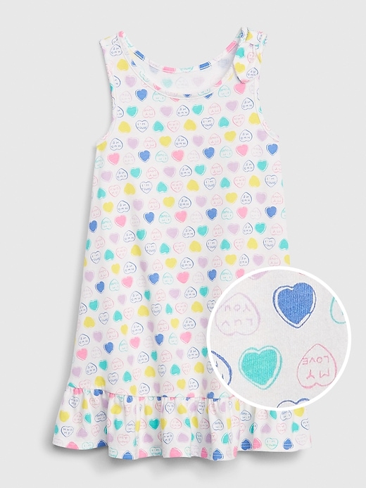 View large product image 1 of 1. Toddler Tank Peplum Dress