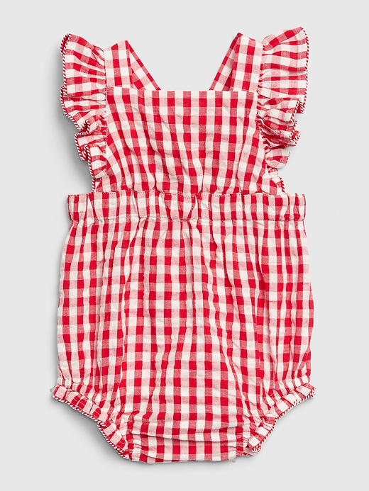 Image number 1 showing, Baby Apron Shorty One-Piece