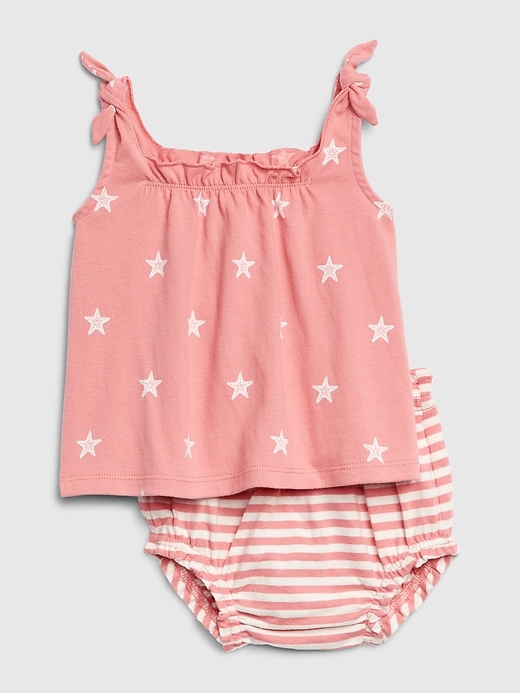 View large product image 1 of 3. Baby 100% Organic Cotton Short Set