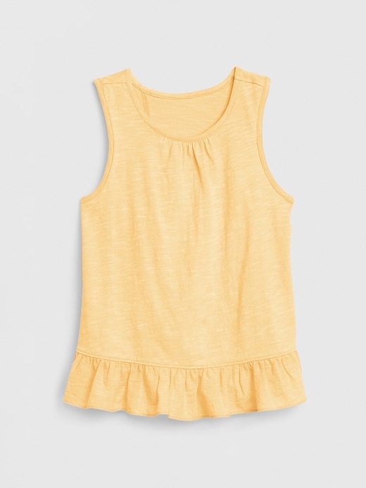 View large product image 1 of 1. Kids Ruffle Tank Top