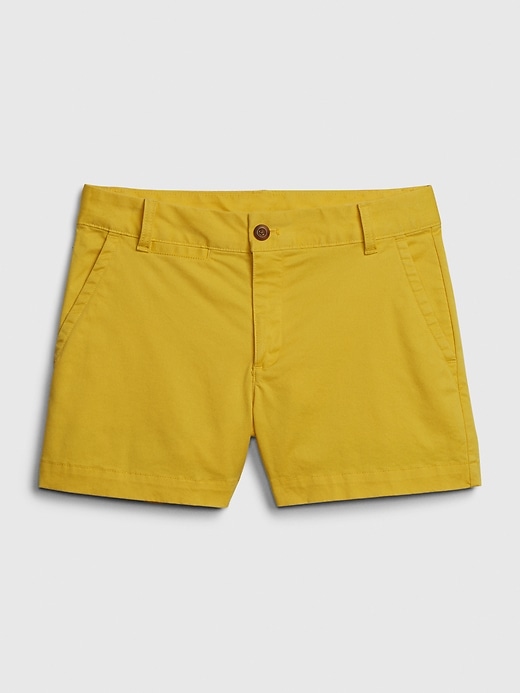 View large product image 1 of 1. 4" Khaki Shorts