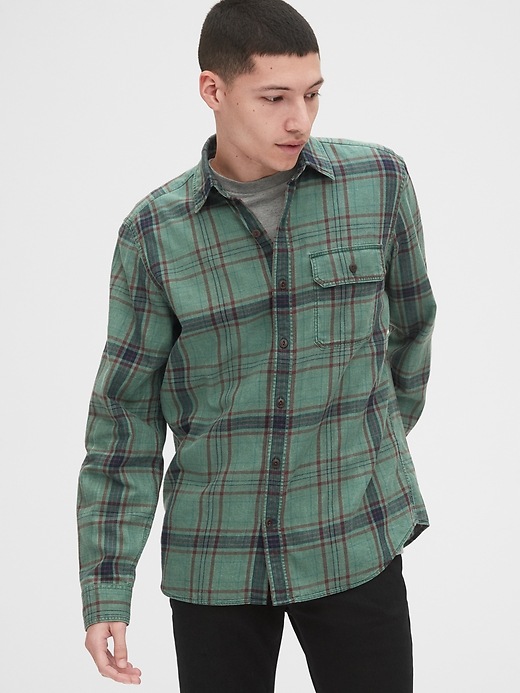Image number 3 showing, Plaid Twill Shirt