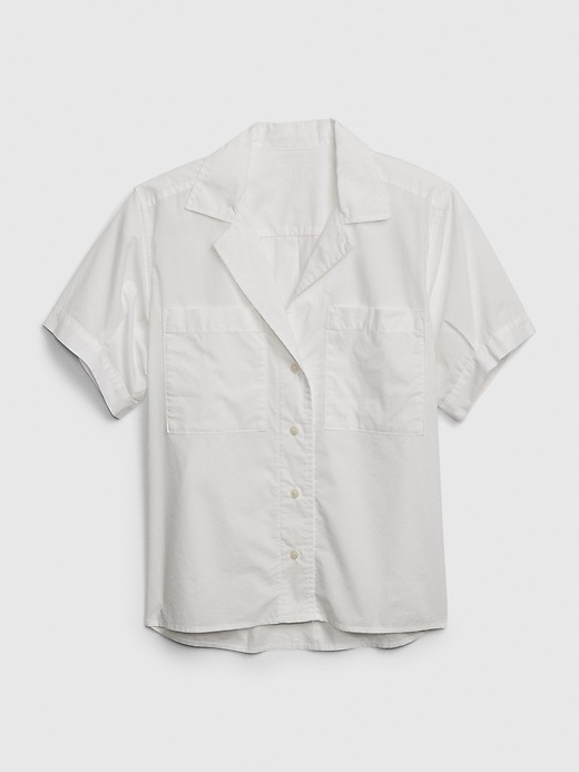 Image number 1 showing, Short Sleeve Shirt in Poplin