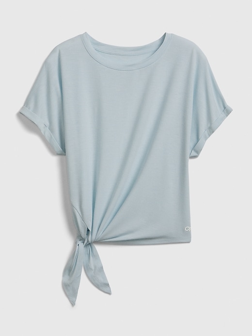 Voir une image plus grande du produit 1 de 1. T-shirt GapFit Breathe à manches chauve-souris et liens sur les côtés