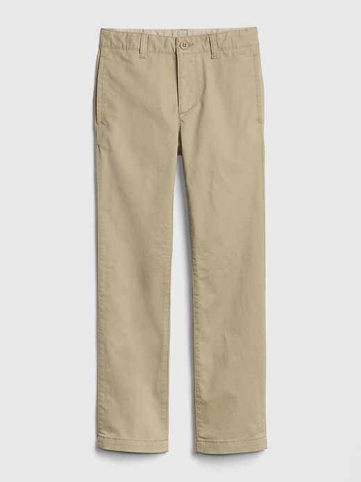 Image number 2 showing, Kids Uniform Straight Khakis with Gap Shield