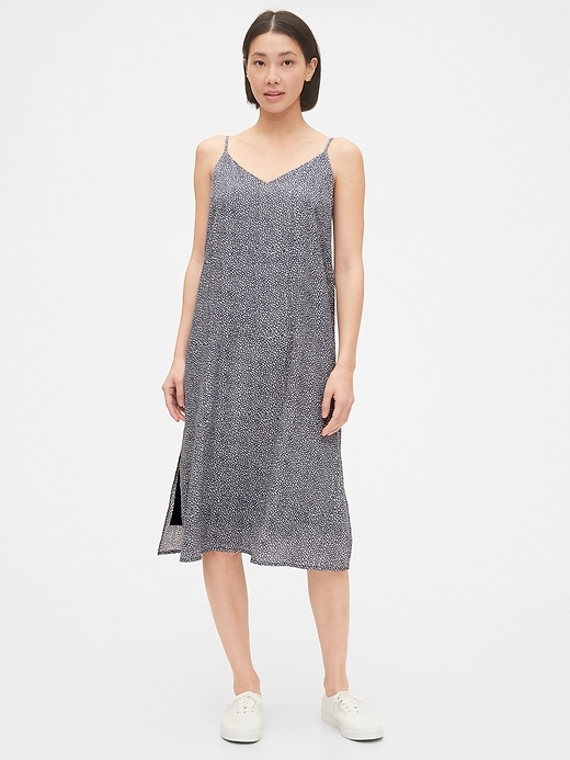View large product image 1 of 1. Tie-Back Cami Midi Dress