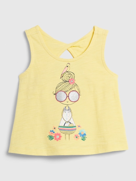 View large product image 1 of 1. Toddler Bea Twist Tank Top