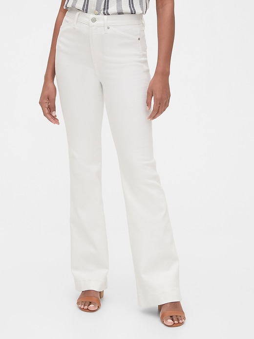 Image number 3 showing, High Rise Flare Jeans