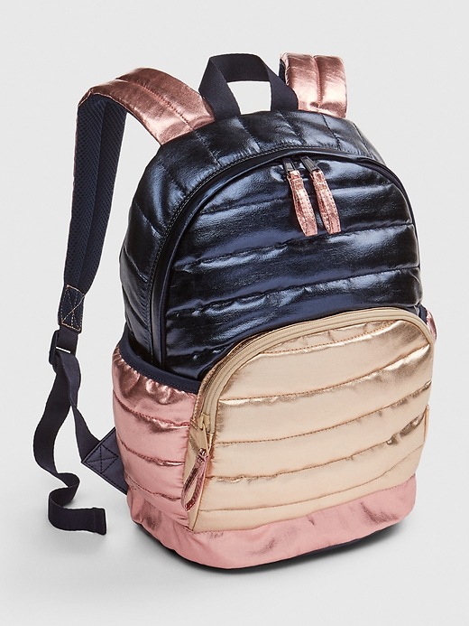 View large product image 1 of 1. Kids Quilted Junior Backpack