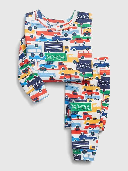 View large product image 1 of 1. babyGap Automobile Graphic Long Sleeve PJ Set