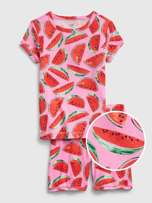 Image number 1 showing, Kids Watermelon Short PJ Set