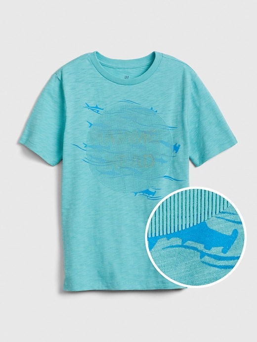 Image number 3 showing, Kids 3D Hologram Graphic T-Shirt