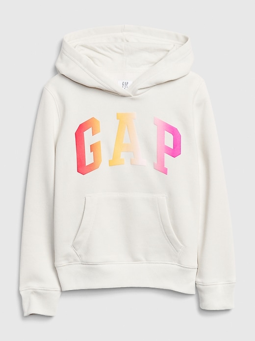 L'image numéro 5 présente Pull de sport à capuchon avec logo Gap pour enfants