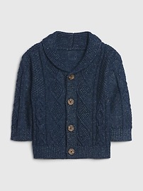 baby cable knit sweater