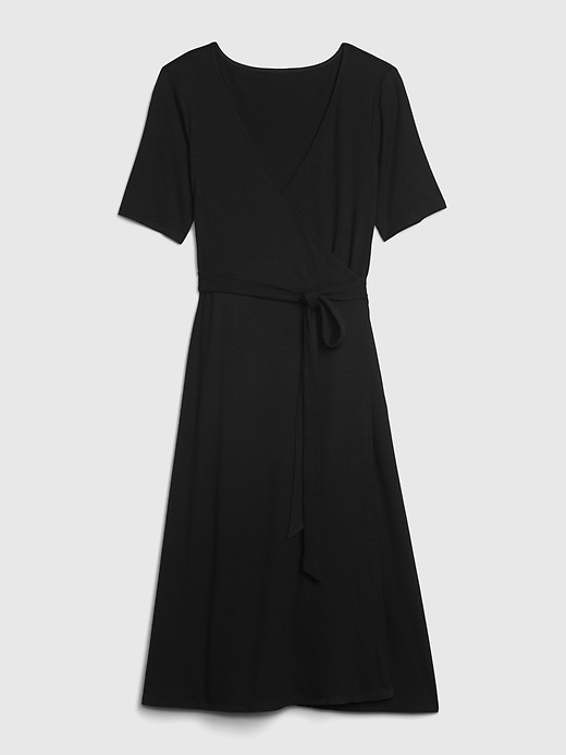 Image number 6 showing, Front Wrap Midi Dress