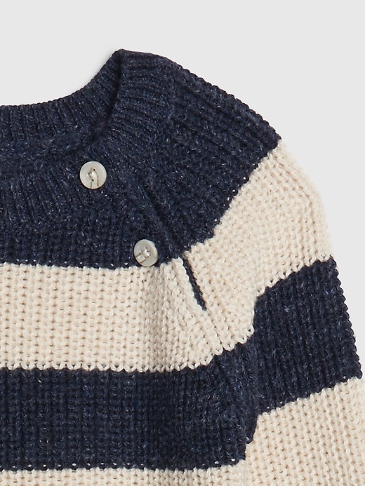 Image number 3 showing, Baby Ribbed Crewneck Sweater